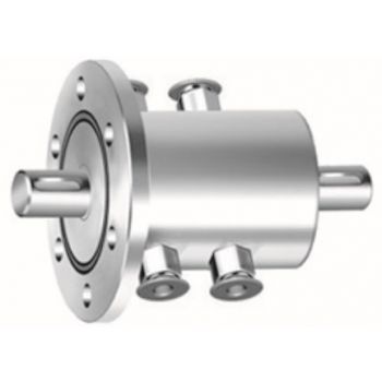 SR10实心轴法兰式四水咀磁液体密封装置（联系客服询价）