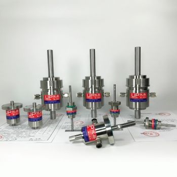 SR020实心轴法兰式四水咀磁液体密封装置