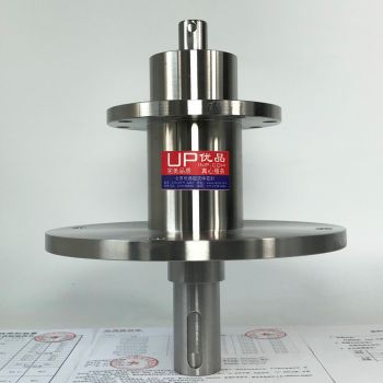 SR040实心轴法兰式四水咀磁液体密封装置